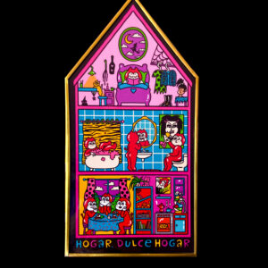 Devil House, metal frame